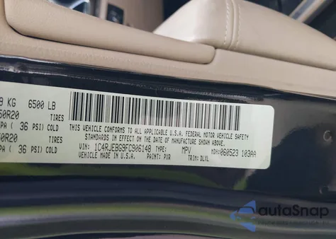 2015 Jeep Grand Cherokee Limited из США, поврежденный, VIN 1C4RJEBG9FC906148